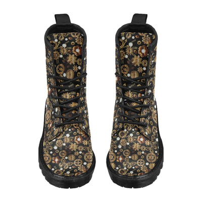 Steampunk Butterfly Design Themed Print Women's Boots