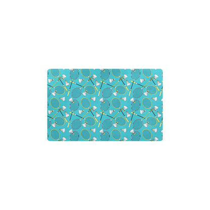 Badminton Pattern Print Design 06 Kitchen Mat