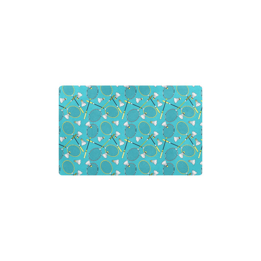 Badminton Pattern Print Design 06 Kitchen Mat