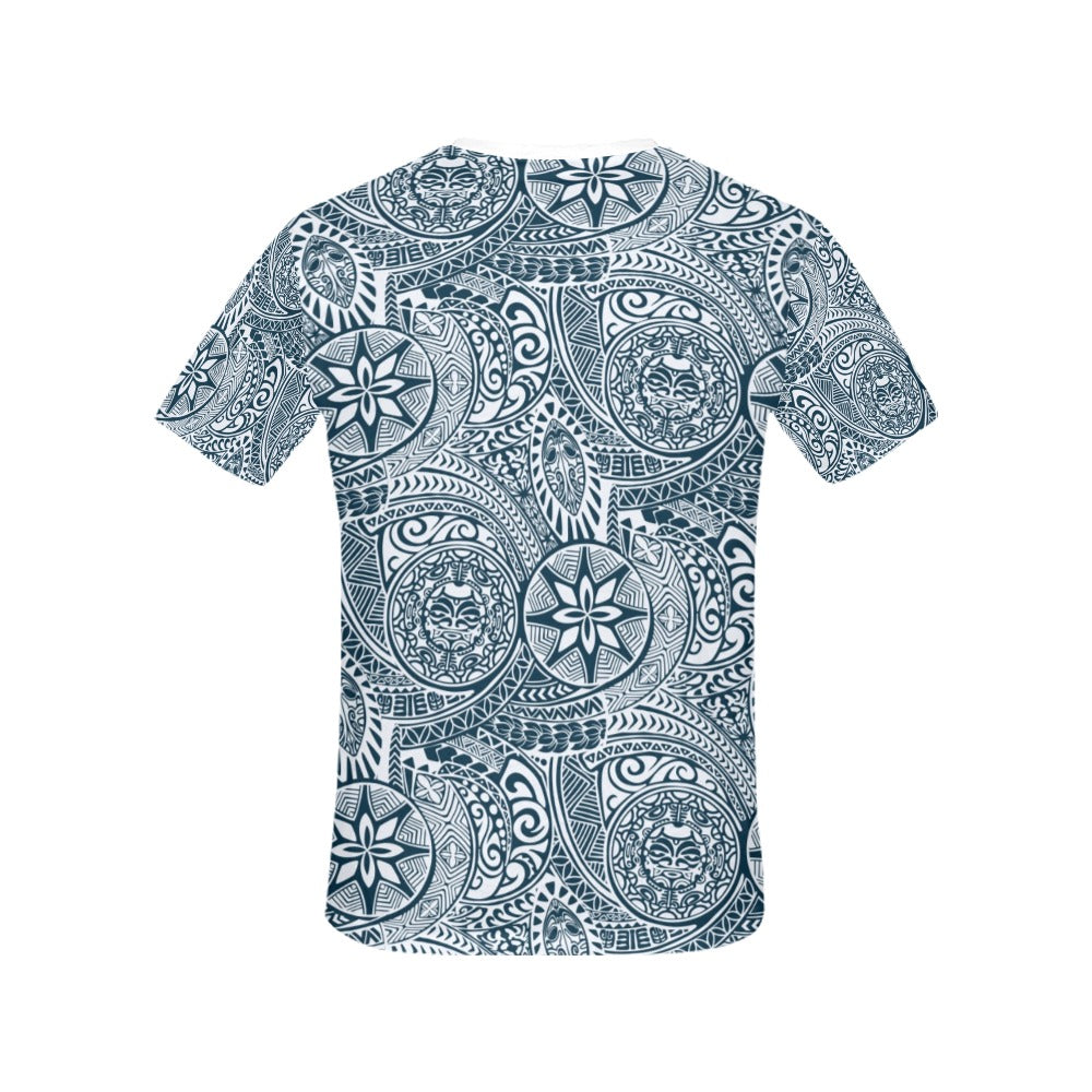 Samoan Pattern Print Design LKS306 Women's  T-shirt