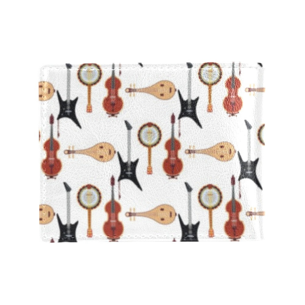 Banjo Print Design LKS403 Men's ID Card Wallet