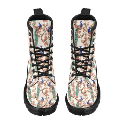 Cherry Blossom Peacock Women's Boots