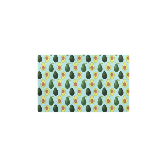 Avocado Pattern Print Design 04 Kitchen Mat