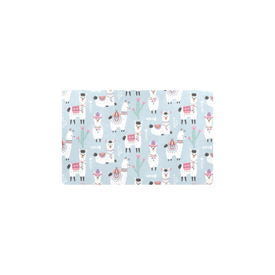 Llama Pattern Print Design 04 Kitchen Mat