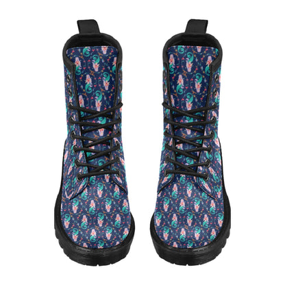 Mermaid Girl Cute Design Print Women's Boots