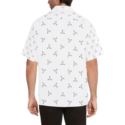 Hockey Print Design LKS304 Men's Hawaiian Shirt