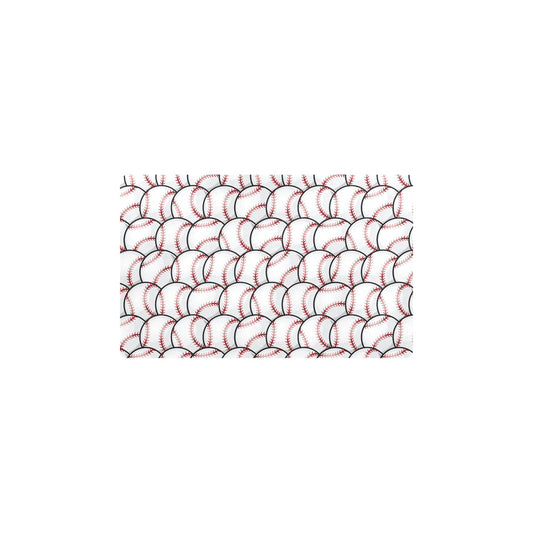 Baseball Pattern Kitchen Mat