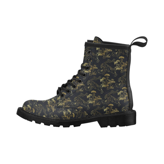 Tiger Japan Style Print Design LKS305 Women's Boots