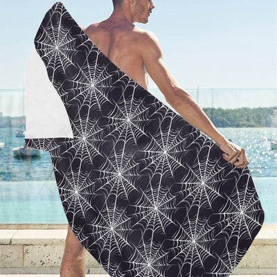 Spider Web Print Design LKS303 Beach Towel 32" x 71"