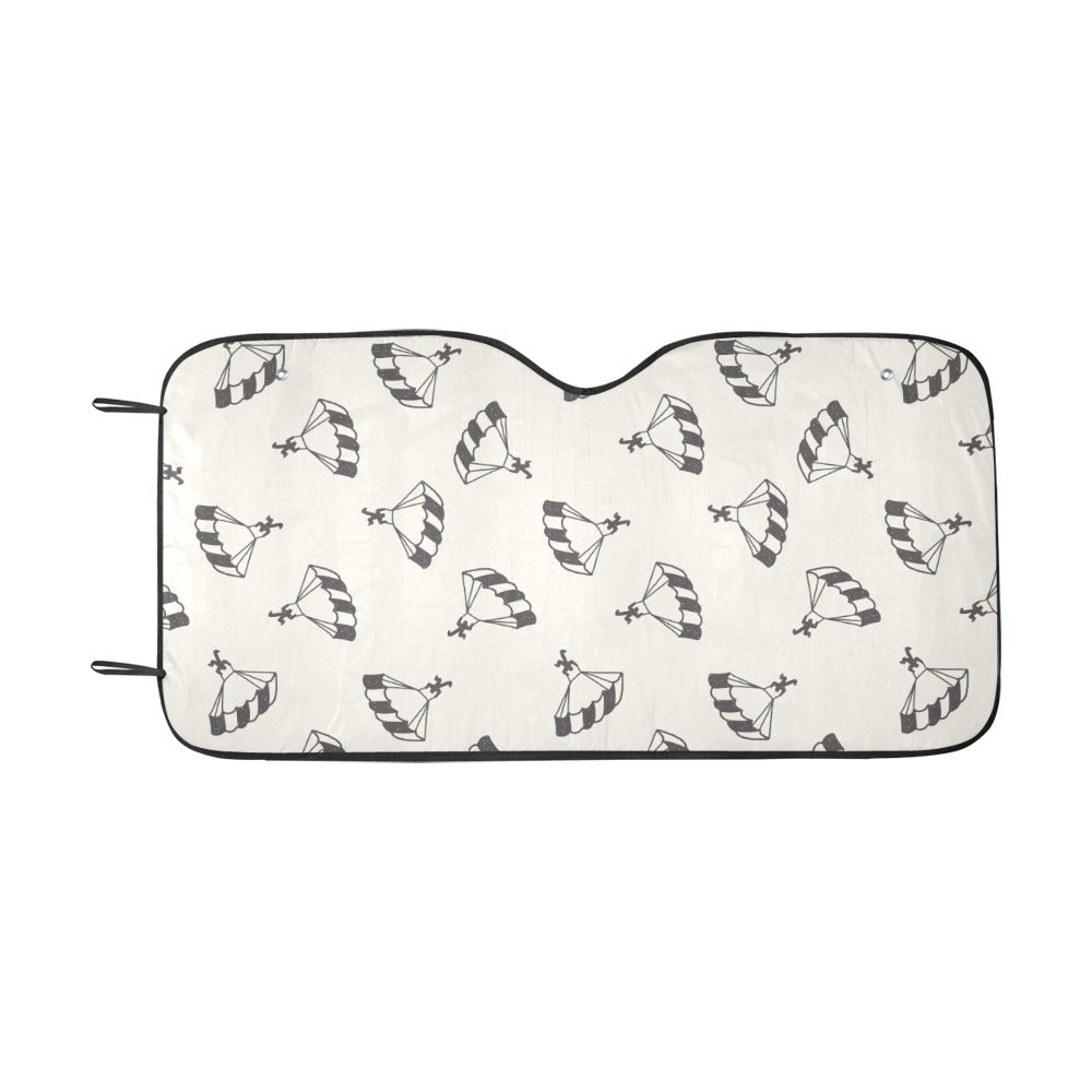 Skydiver Print Design LKS301 Car front Windshield Sun Shade