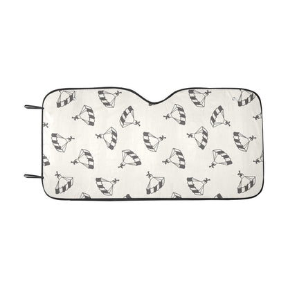 Skydiver Print Design LKS301 Car front Windshield Sun Shade