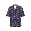 UFO Star Galaxy Print Design LKS308 Women's Hawaiian Shirt