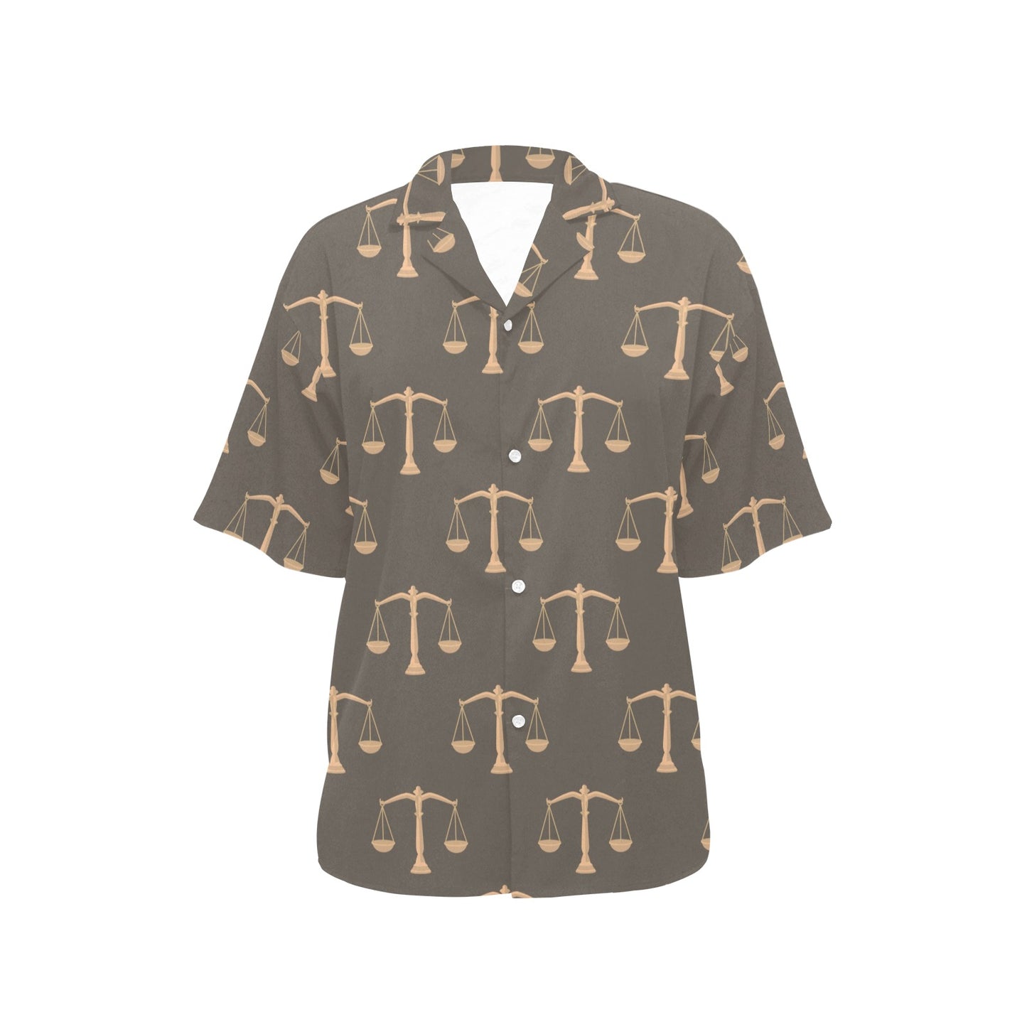 Libra Pattern Print Design 01 Women's Hawaiian Shirt