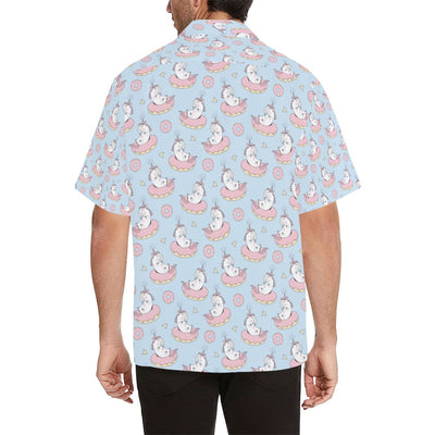 Unicorn Print Design LKS303 Men's Hawaiian Shirt