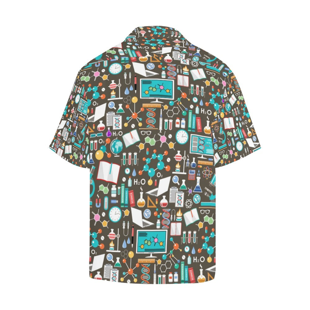 Science Print Design LKS303 Men's Hawaiian Shirt