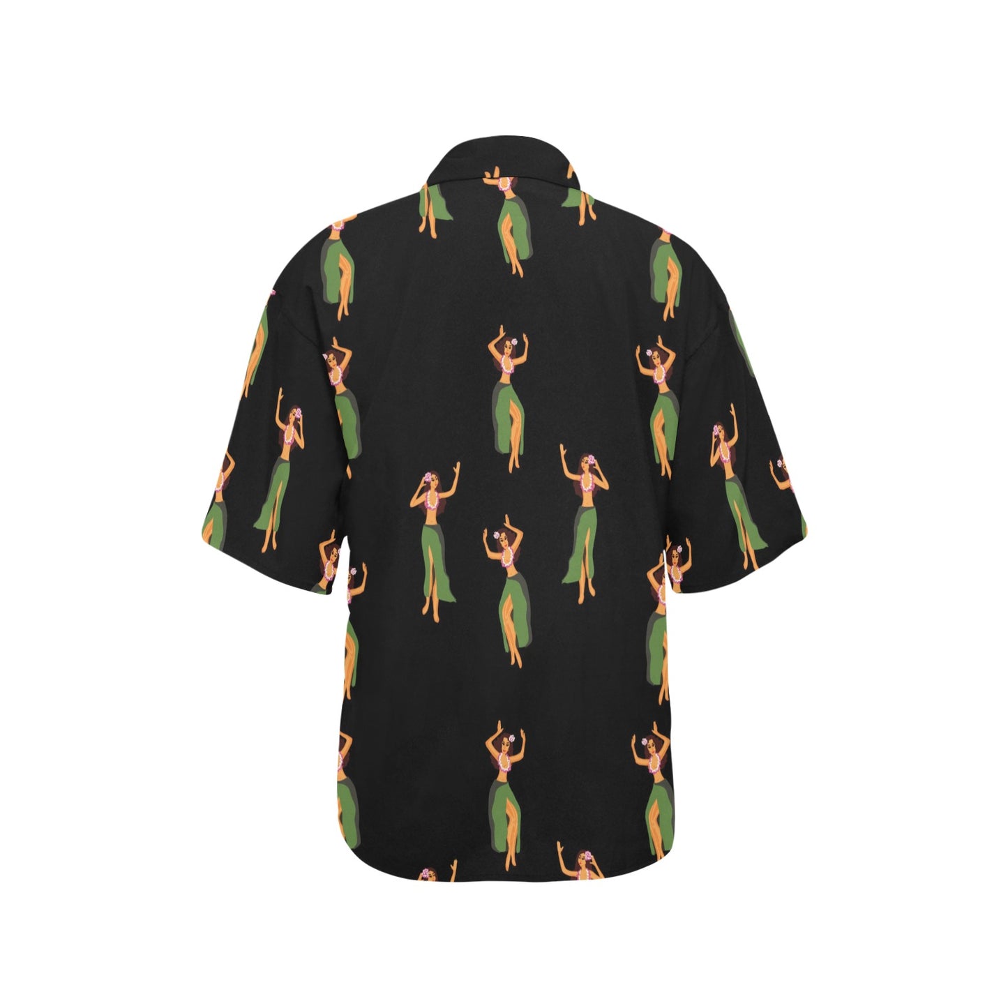 Hula Dancers Girl Pattern Print Design 01 Women's Hawaiian Shirt