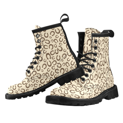 Horseshoe Print Design LKS302 Women's Boots