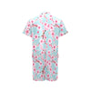 Cherry Blossom Pattern Print Design CB04 Men's Romper