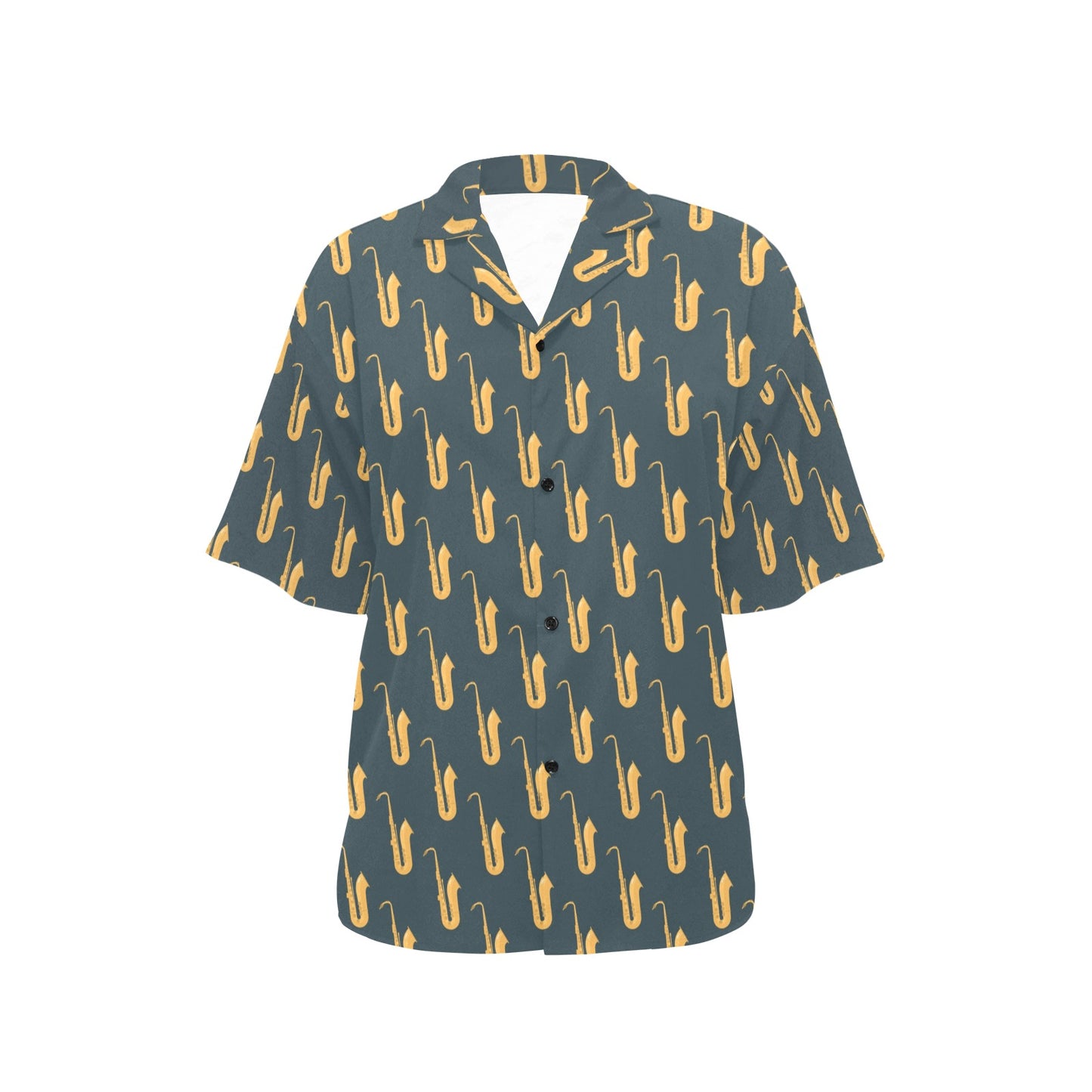 Saxophone Print Design LKS401 Women's Hawaiian Shirt