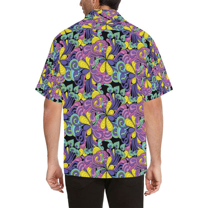 Trippy Print Design LKS305 Men's Hawaiian Shirt