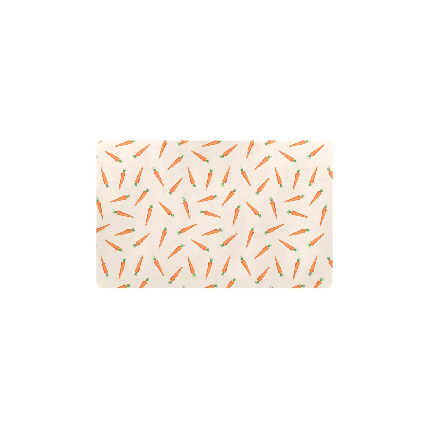 Carrot Pattern Print Design 07 Kitchen Mat