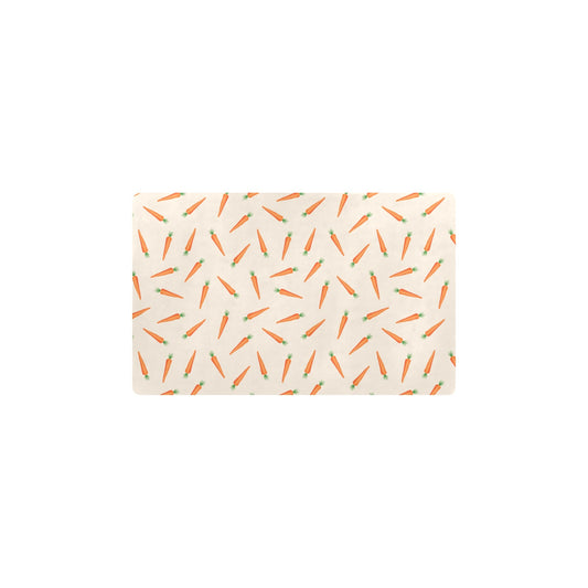 Carrot Pattern Print Design 07 Kitchen Mat