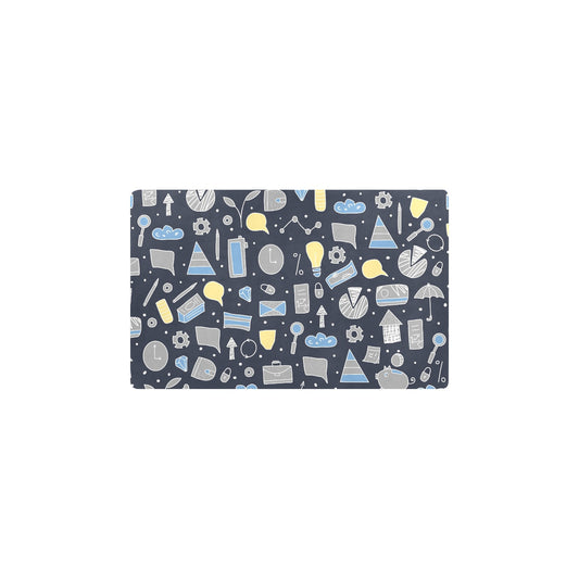 Accounting Financial Pattern Print Design 04 Kitchen Mat