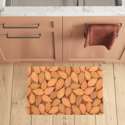 Almond Pattern Print Design 01 Kitchen Mat