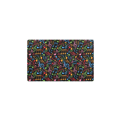 Music Note Colorful Themed Print Kitchen Mat