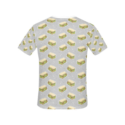 Sandwich Print Design LKS304 Women's  T-shirt