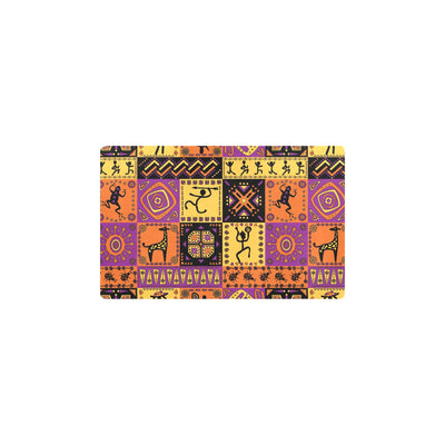 African Pattern Print Design 02 Kitchen Mat