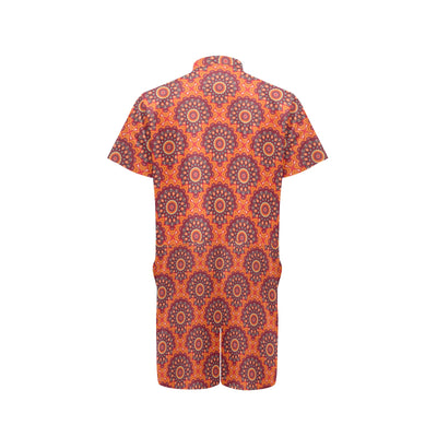 Bohemian Pattern Print Design 04 Men's Romper