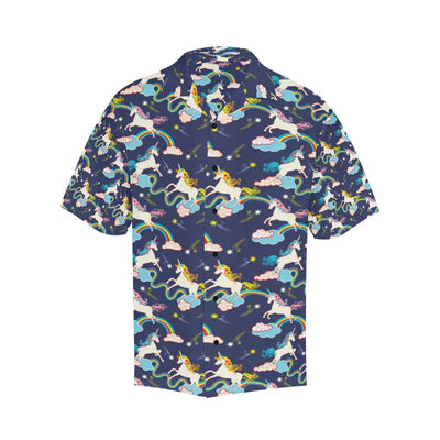 Unicorn Print Design LKS304 Men's Hawaiian Shirt