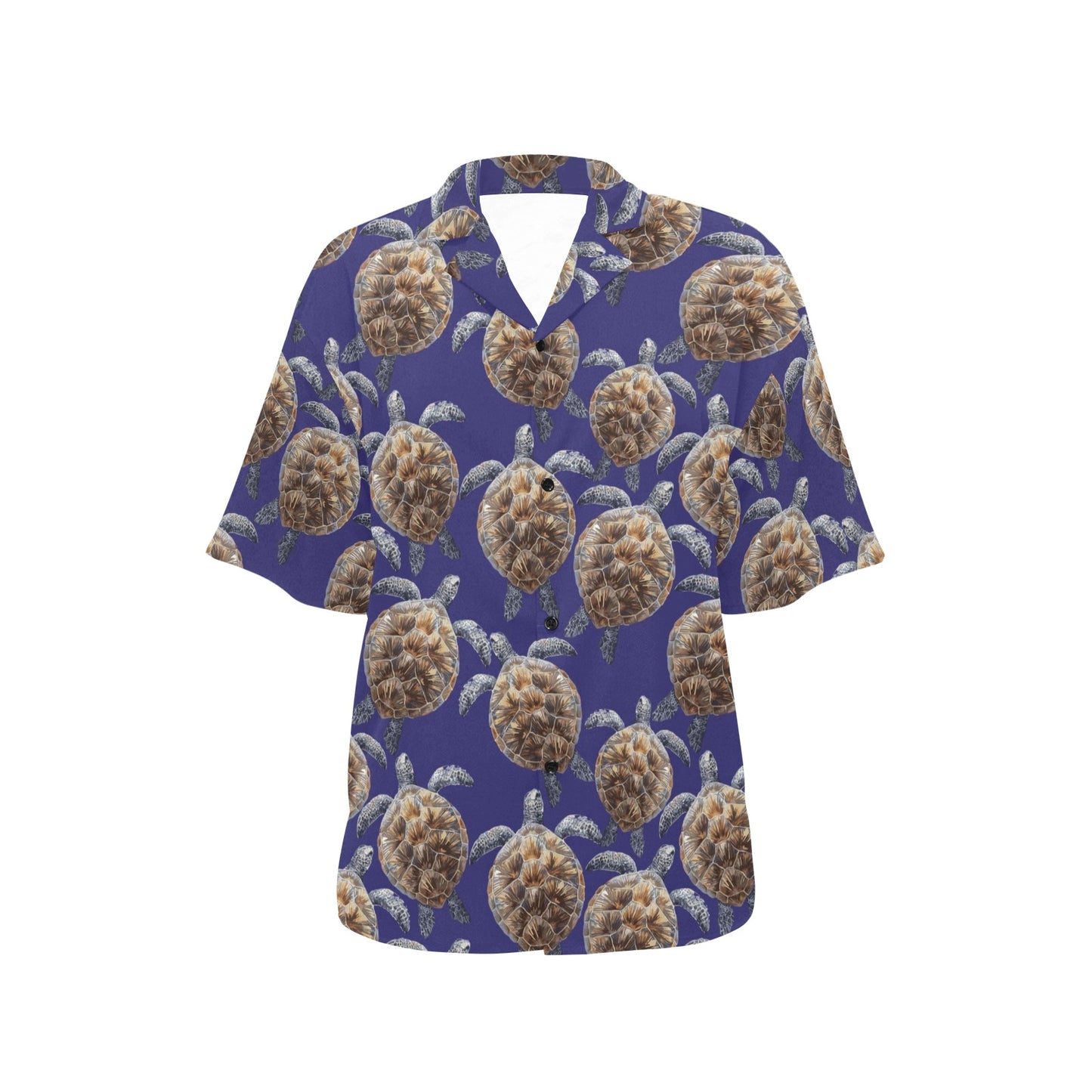 Sea Turtle Pattern Print Design T05 Women's Hawaiian Shirt