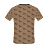 Horse Brown Print Design LKS307 Men's All Over Print T-shirt