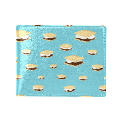 S_Mores Print Design LKS302 Men's ID Card Wallet