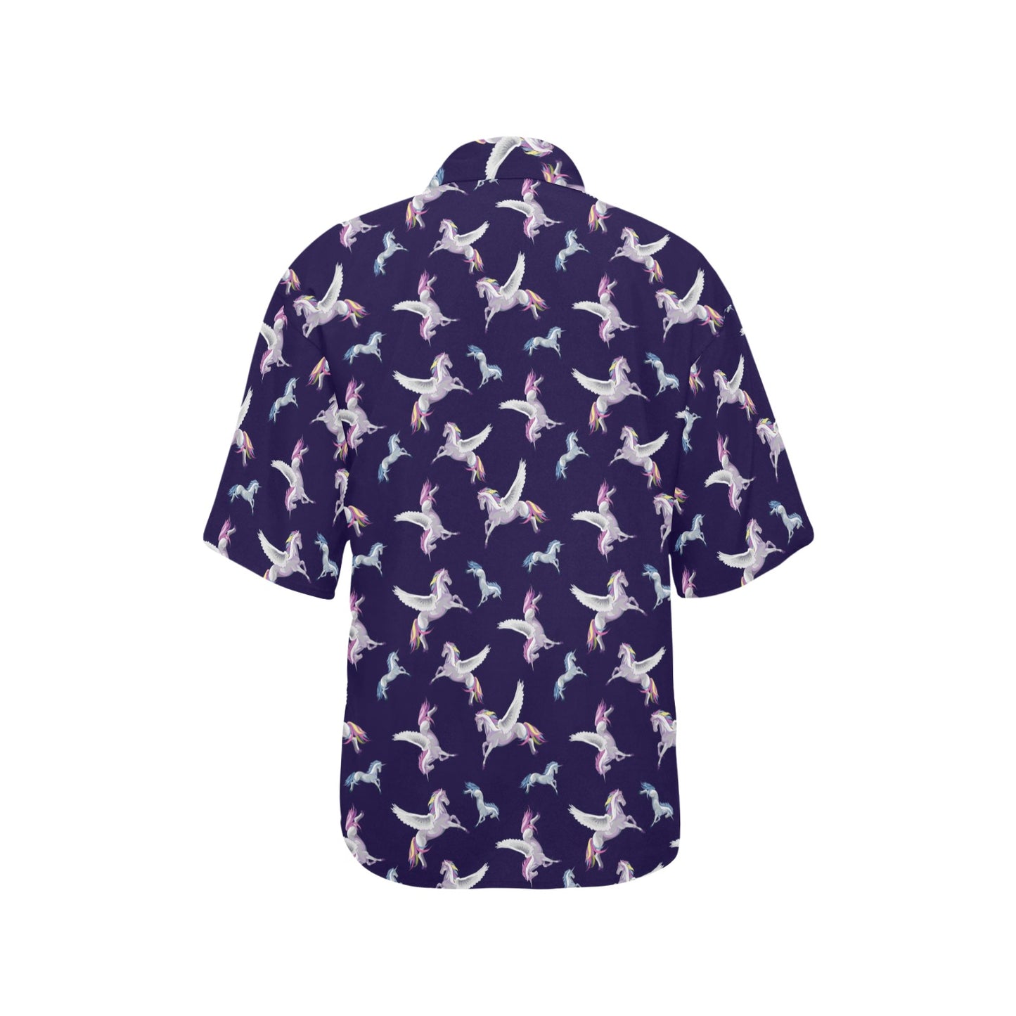 Pegasus Pattern Print Design 02 Women's Hawaiian Shirt