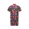 Hibiscus Pattern Print Design HB014 Men's Romper