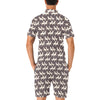 Horse Print Design LKS304 Men's Romper