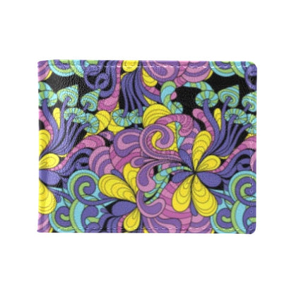 Trippy Print Design LKS305 Men's ID Card Wallet