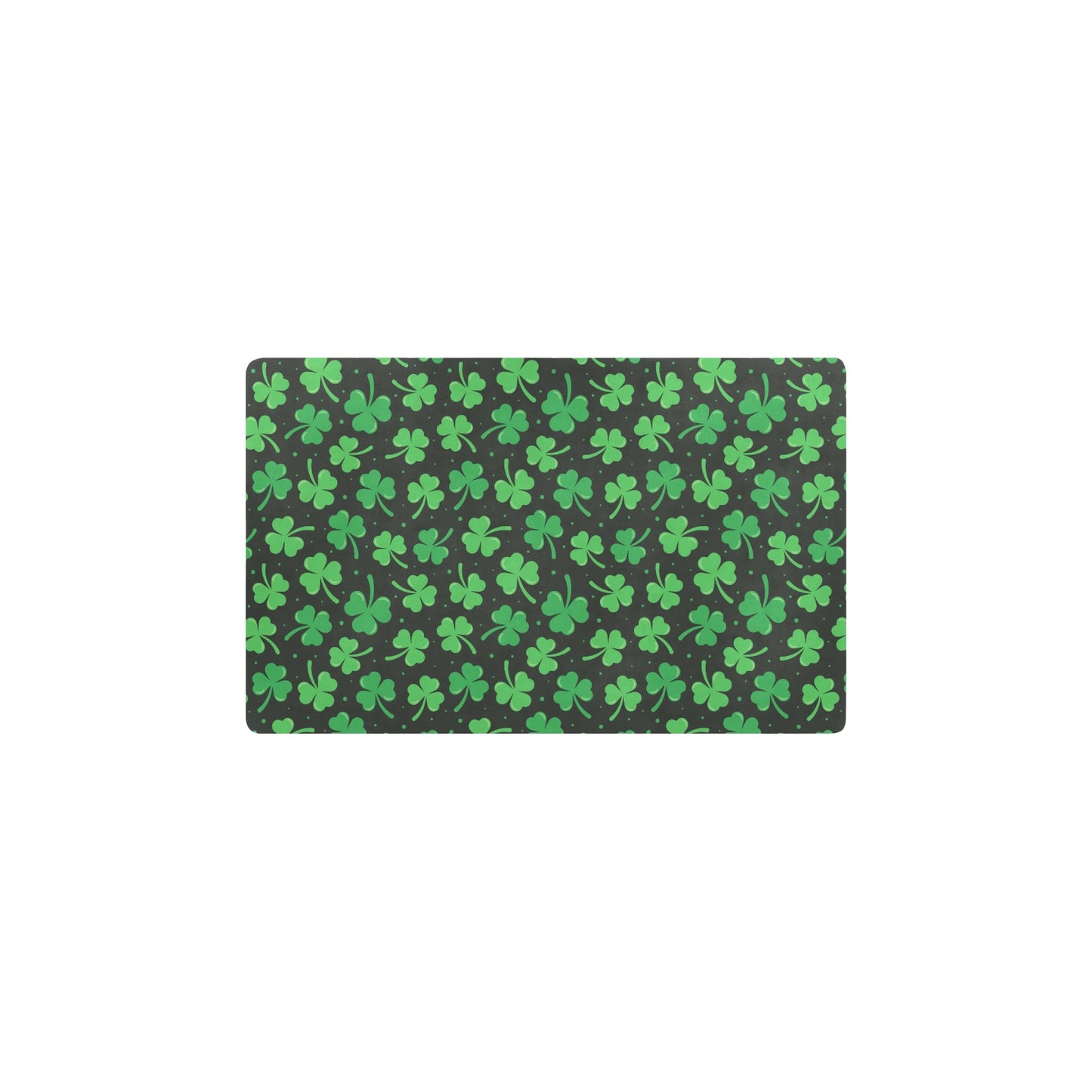 Clover Pattern Print Design 04 Kitchen Mat