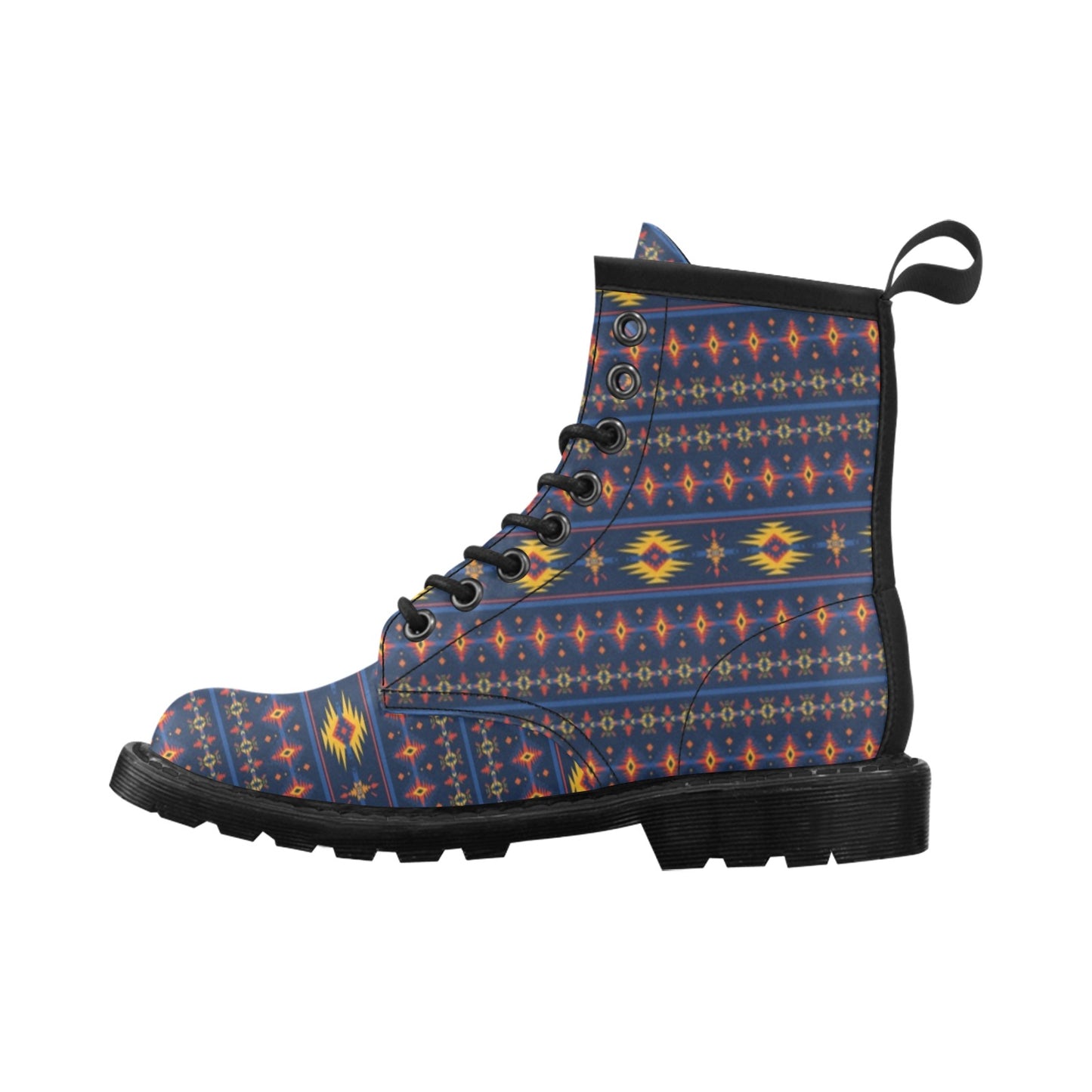 Southwest Pattern Print Design LKS306 Women's Boots