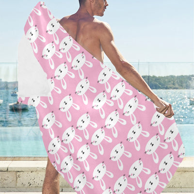 Rabbit Print Design LKS401 Beach Towel 32" x 71"