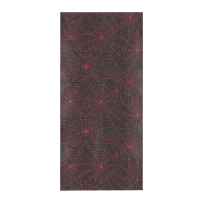 Spider Web Red Print Design LKS302 Beach Towel 32" x 71"