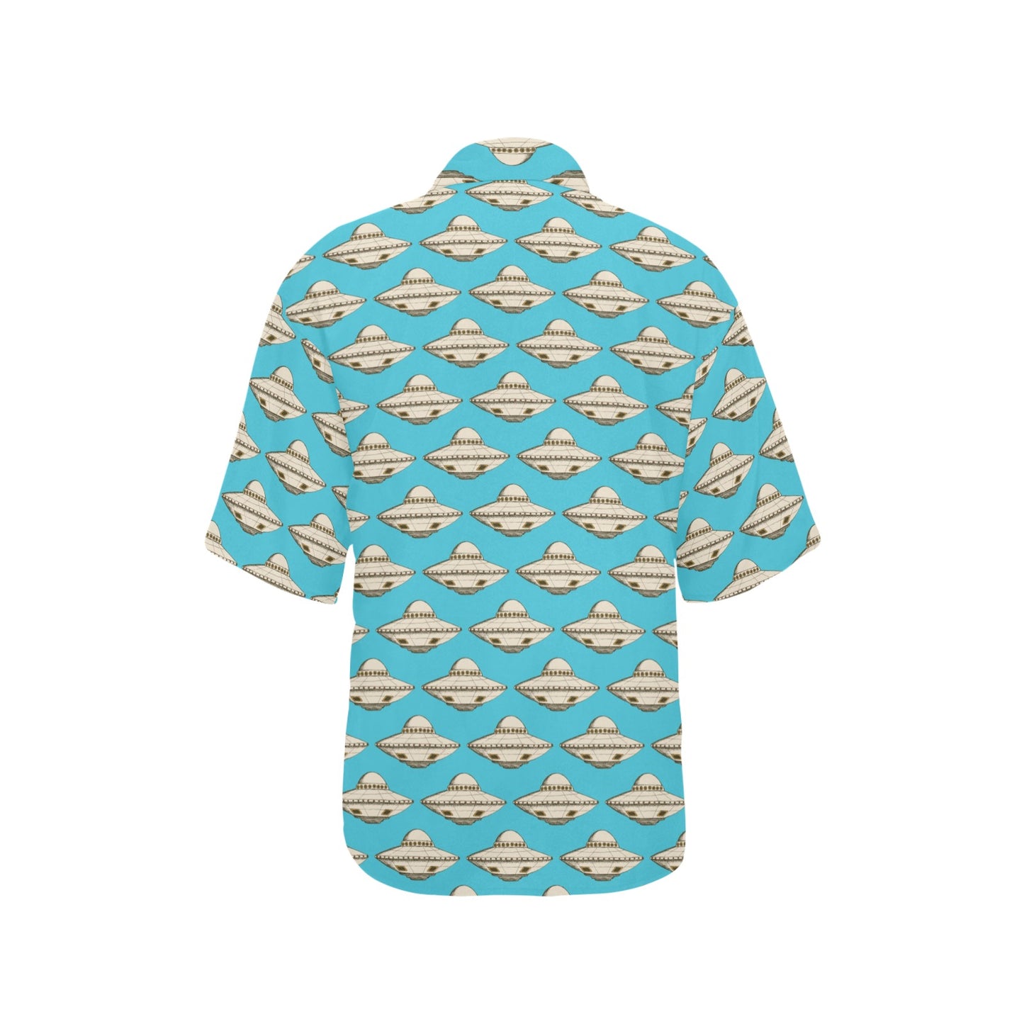 UFO Print Design LKS301 Women's Hawaiian Shirt