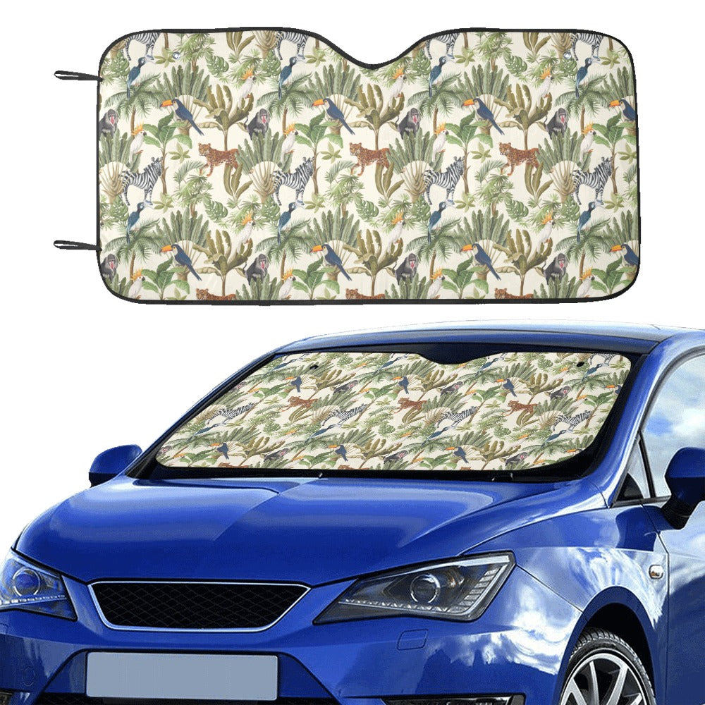 Safari Animal Print Design LKS304 Car front Windshield Sun Shade