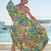 Hippie Print Design LKS302 Beach Towel 32" x 71"