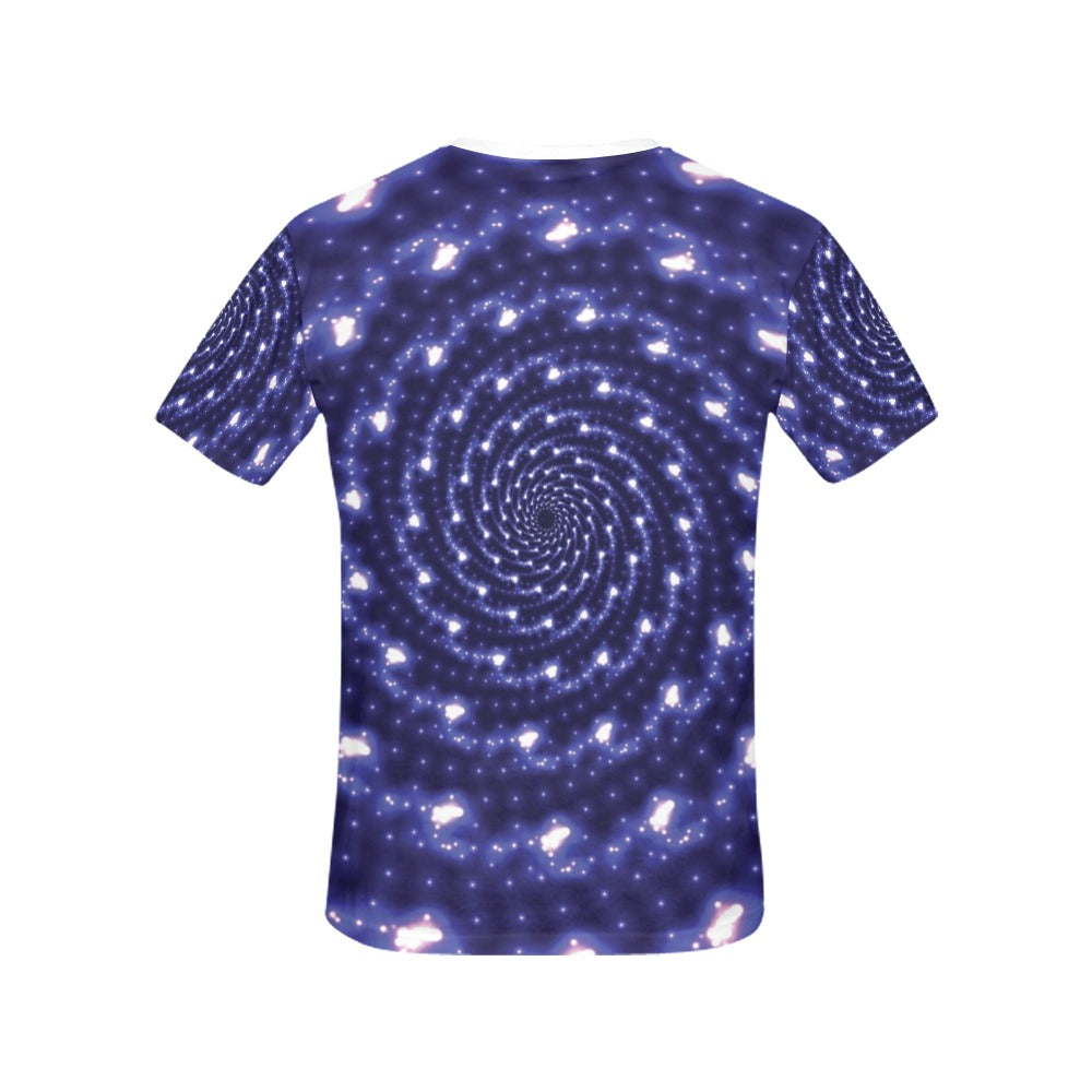 Vortex Print Design LKS305 Women's  T-shirt