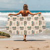 Hippie Van Peace Print Design LKS303 Beach Towel 32" x 71"