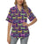 Dragonfly Neon Color Print Pattern Women's Hawaiian Shirt